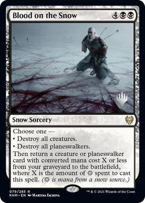 Blood on the Snow (Promo Pack) [Kaldheim Promos] | Game Grid - Logan