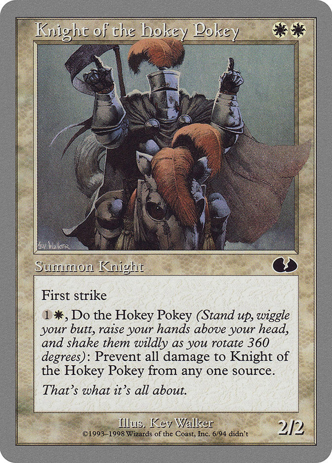 Knight of the Hokey Pokey [Unglued] | Game Grid - Logan