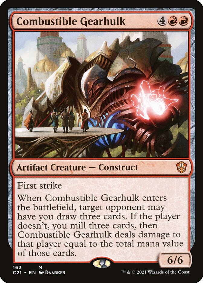 Combustible Gearhulk [Commander 2021] | Game Grid - Logan