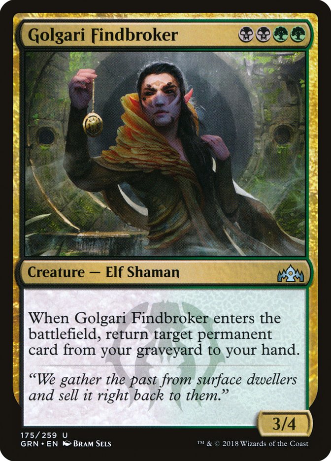 Golgari Findbroker [Guilds of Ravnica] | Game Grid - Logan