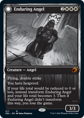 Enduring Angel // Angelic Enforcer [Innistrad: Double Feature] | Game Grid - Logan