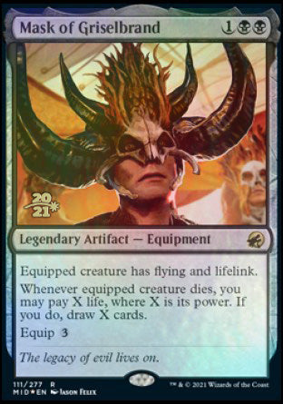 Mask of Griselbrand [Innistrad: Midnight Hunt Prerelease Promos] | Game Grid - Logan