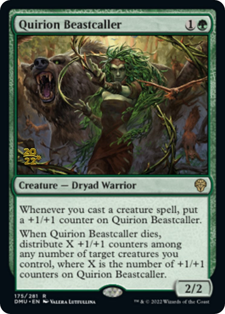 Quirion Beastcaller [Dominaria United Prerelease Promos] | Game Grid - Logan