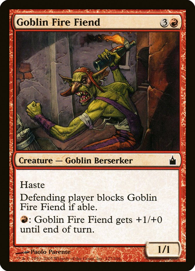 Goblin Fire Fiend [Ravnica: City of Guilds] | Game Grid - Logan