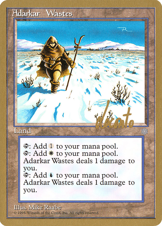 Adarkar Wastes (Michael Loconto) [Pro Tour Collector Set] | Game Grid - Logan