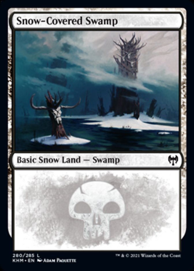 Snow-Covered Swamp (280) [Kaldheim] | Game Grid - Logan