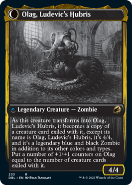 Ludevic, Necrogenius // Olag, Ludevic's Hubris [Innistrad: Double Feature] | Game Grid - Logan