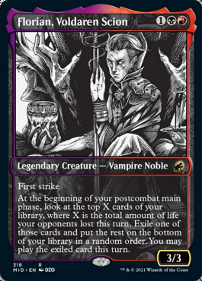 Florian, Voldaren Scion (Showcase Eternal Night) [Innistrad: Midnight Hunt] | Game Grid - Logan