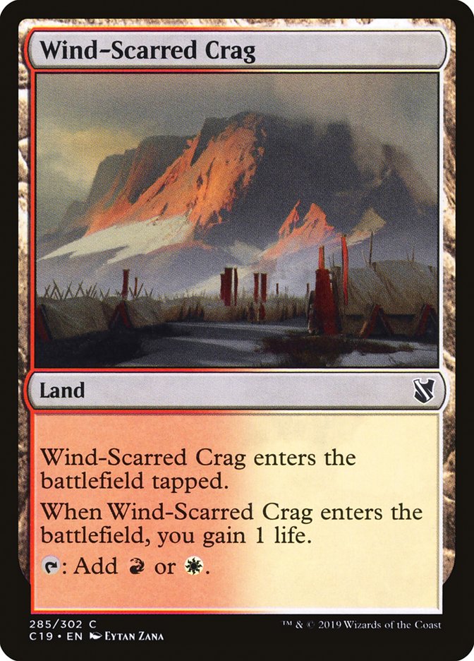 Wind-Scarred Crag [Commander 2019] | Game Grid - Logan