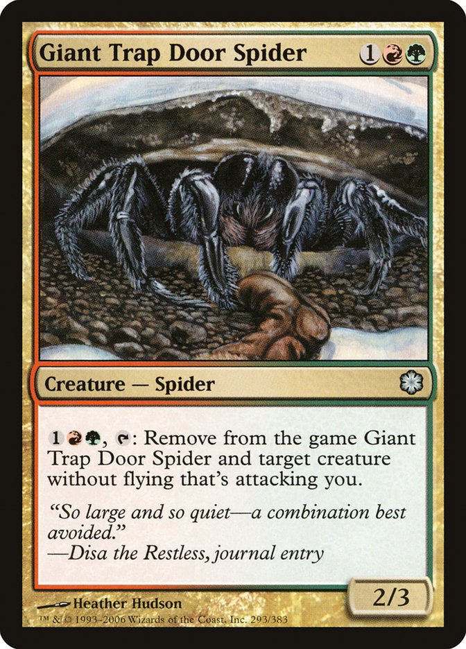 Giant Trap Door Spider [Coldsnap Theme Decks] | Game Grid - Logan