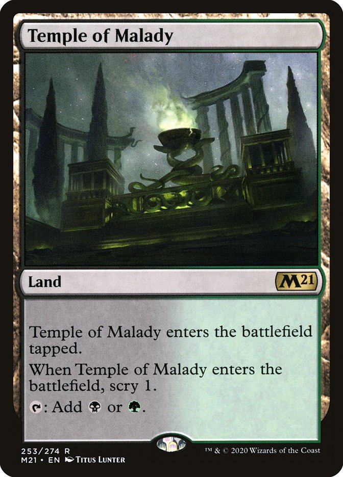 Temple of Malady [Core Set 2021] | Game Grid - Logan