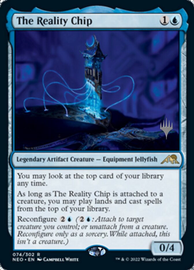 The Reality Chip (Promo Pack) [Kamigawa: Neon Dynasty Promos] | Game Grid - Logan