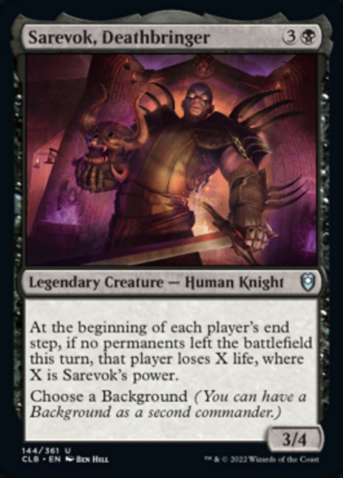 Sarevok, Deathbringer [Commander Legends: Battle for Baldur's Gate] | Game Grid - Logan