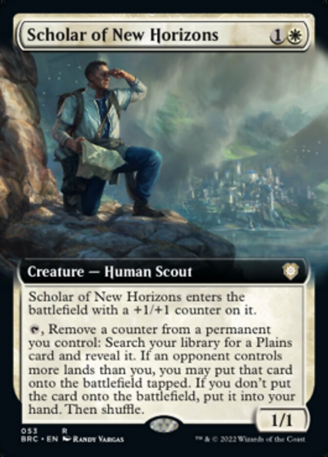 Scholar of New Horizons (Extended Art) [The Brothers' War Commander] | Game Grid - Logan