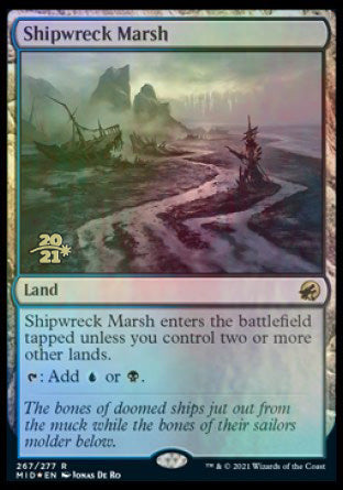 Shipwreck Marsh [Innistrad: Midnight Hunt Prerelease Promos] | Game Grid - Logan