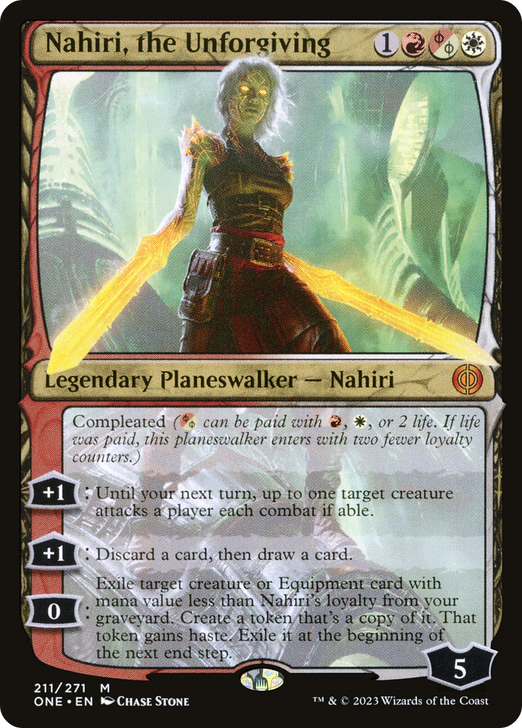 Nahiri, the Unforgiving [Phyrexia: All Will Be One] | Game Grid - Logan