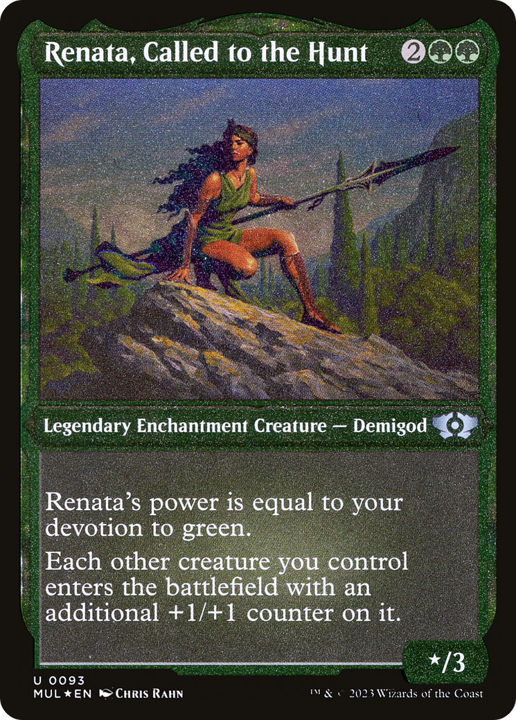 Renata, Called to the Hunt (Foil Etched) [Multiverse Legends] | Game Grid - Logan