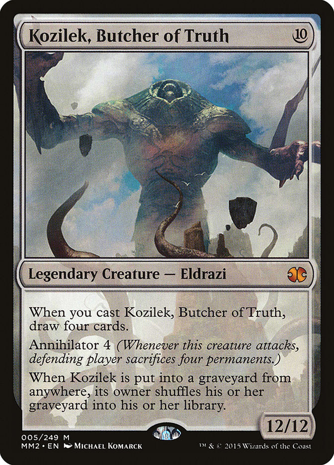 Kozilek, Butcher of Truth [Modern Masters 2015] | Game Grid - Logan