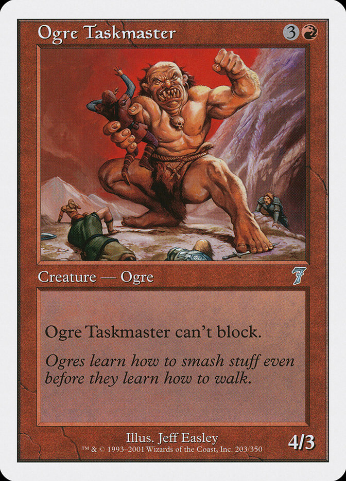 Ogre Taskmaster [Seventh Edition] | Game Grid - Logan