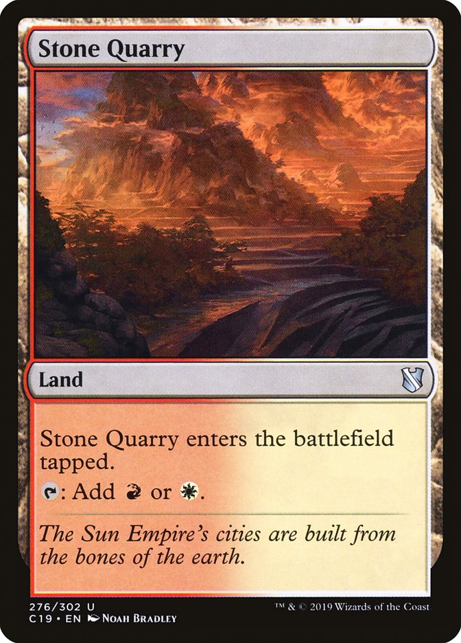 Stone Quarry [Commander 2019] | Game Grid - Logan