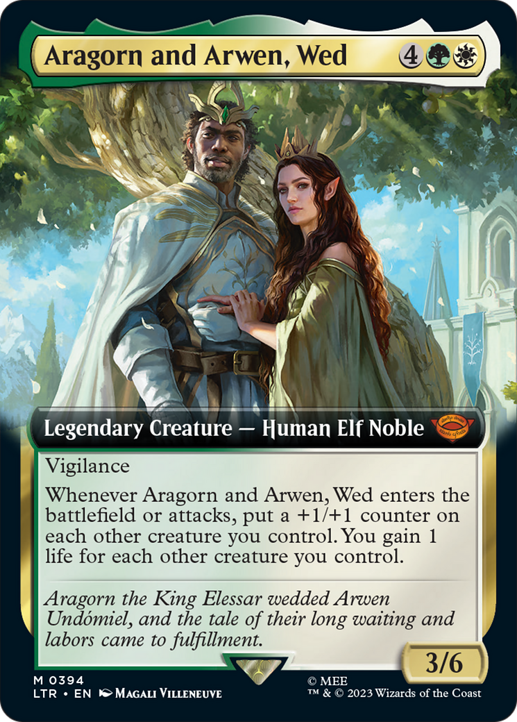 Aragorn and Arwen, Wed (Extended Art) [The Lord of the Rings: Tales of Middle-Earth] | Game Grid - Logan