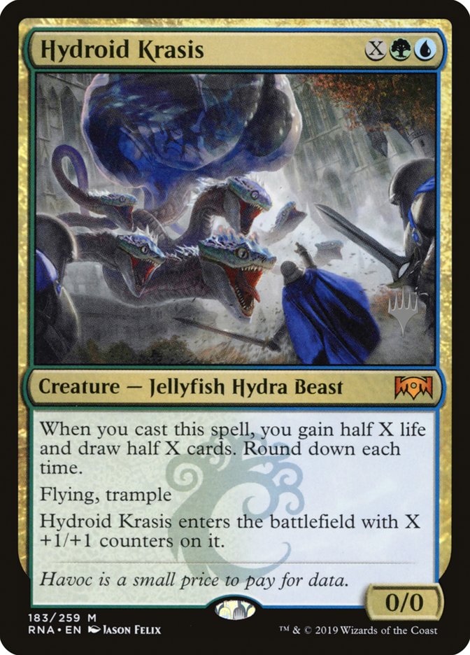 Hydroid Krasis (Promo Pack) [Ravnica Allegiance Promos] | Game Grid - Logan