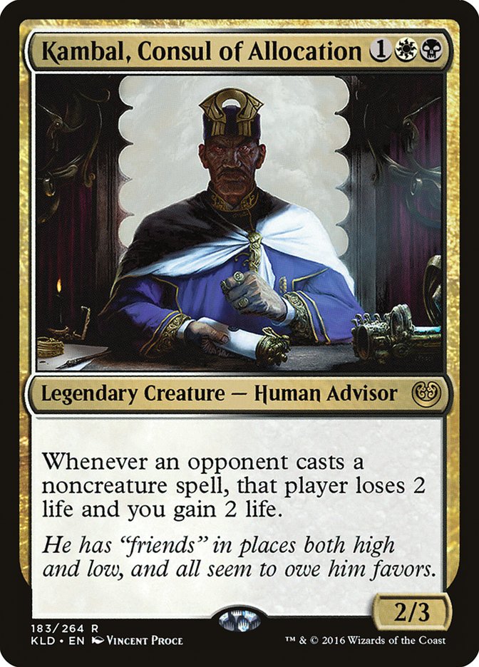 Kambal, Consul of Allocation [Kaladesh] | Game Grid - Logan