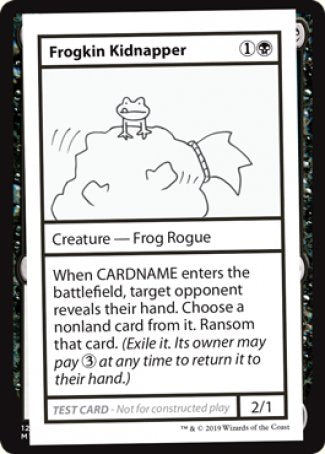 Frogkin Kidnapper (2021 Edition) [Mystery Booster Playtest Cards] | Game Grid - Logan