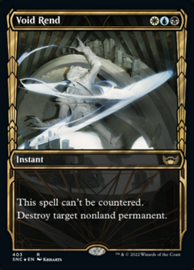 Void Rend (Showcase Golden Age Gilded Foil) [Streets of New Capenna] | Game Grid - Logan