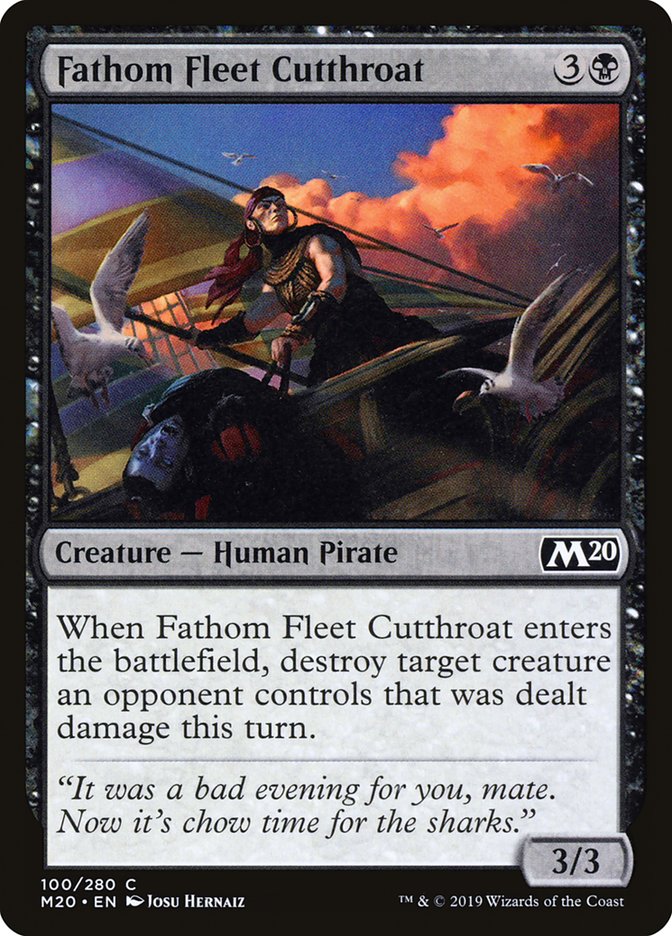 Fathom Fleet Cutthroat [Core Set 2020] | Game Grid - Logan