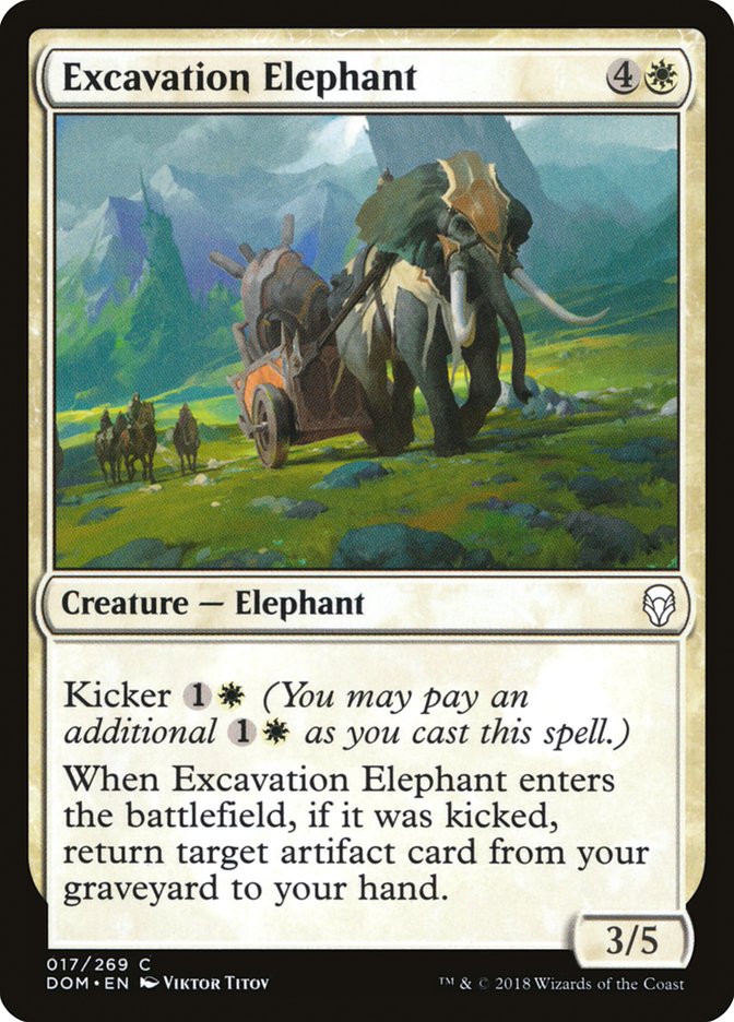 Excavation Elephant [Dominaria] | Game Grid - Logan