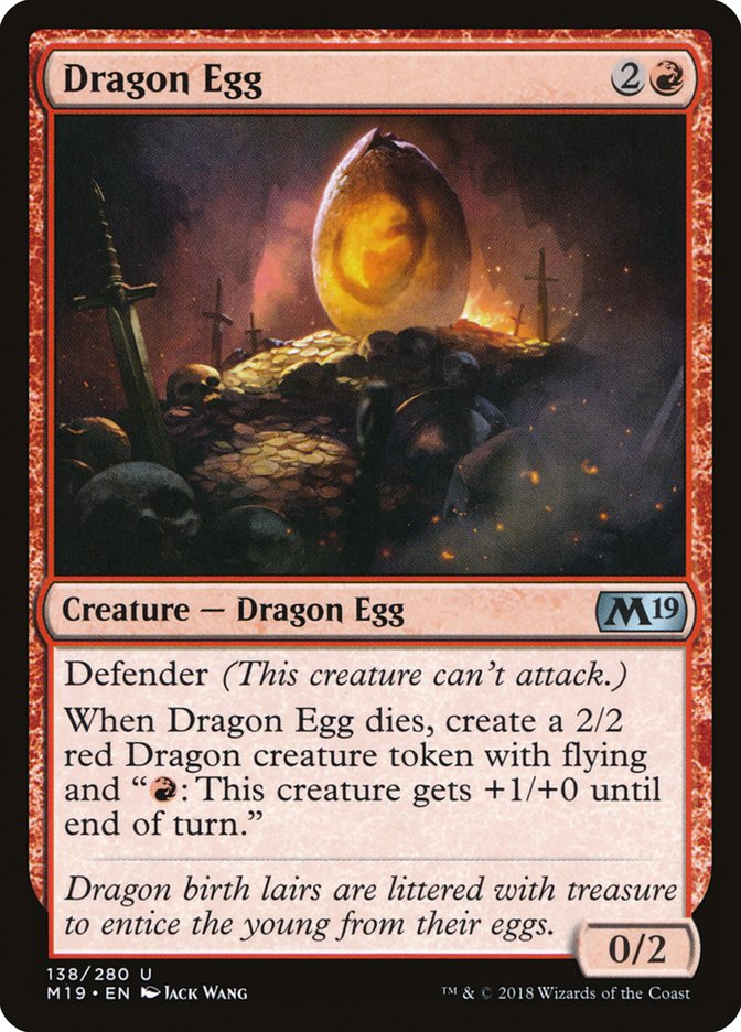 Dragon Egg [Core Set 2019] | Game Grid - Logan