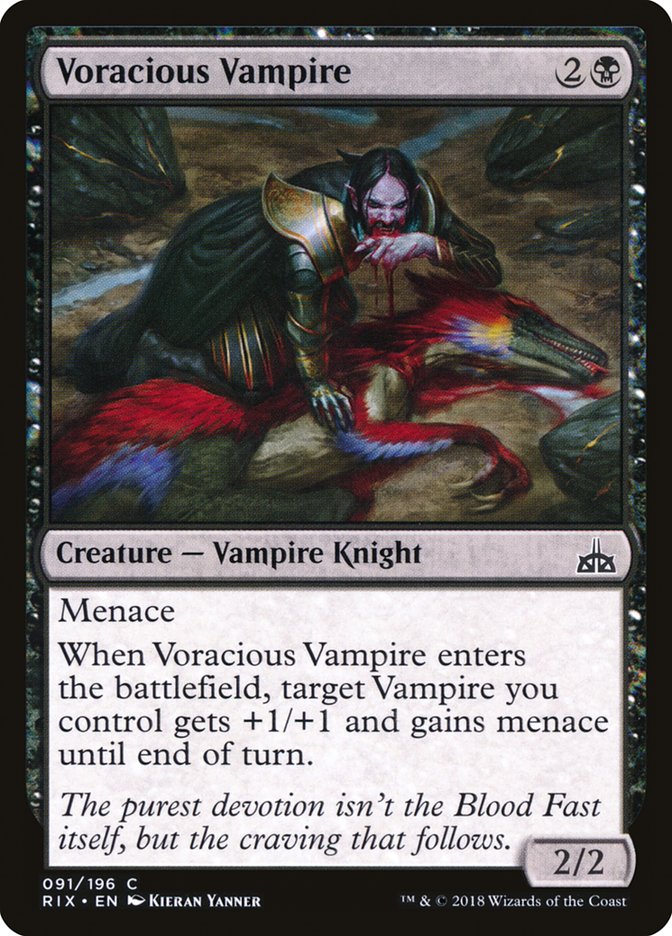 Voracious Vampire [Rivals of Ixalan] | Game Grid - Logan