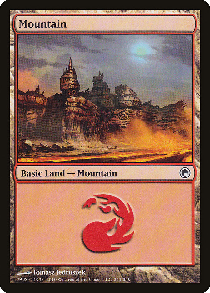 Mountain (243) [Scars of Mirrodin] | Game Grid - Logan