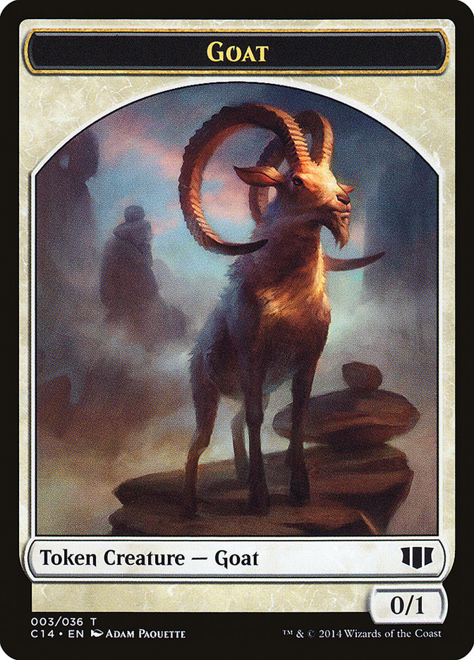 Wurm (032/036) // Goat Double-Sided Token [Commander 2014 Tokens] | Game Grid - Logan