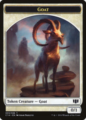 Goblin // Goat Double-Sided Token [Commander 2014 Tokens] | Game Grid - Logan
