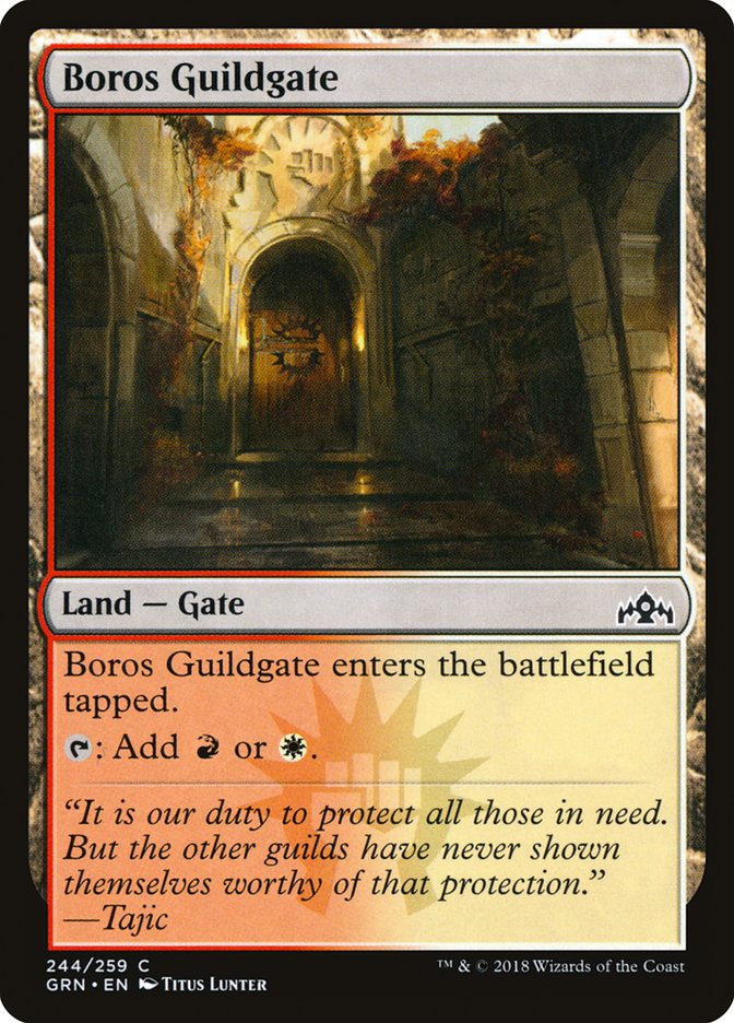 Boros Guildgate (244/259) [Guilds of Ravnica] | Game Grid - Logan