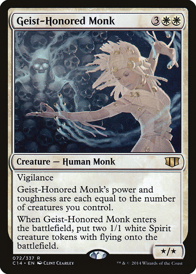 Geist-Honored Monk [Commander 2014] | Game Grid - Logan