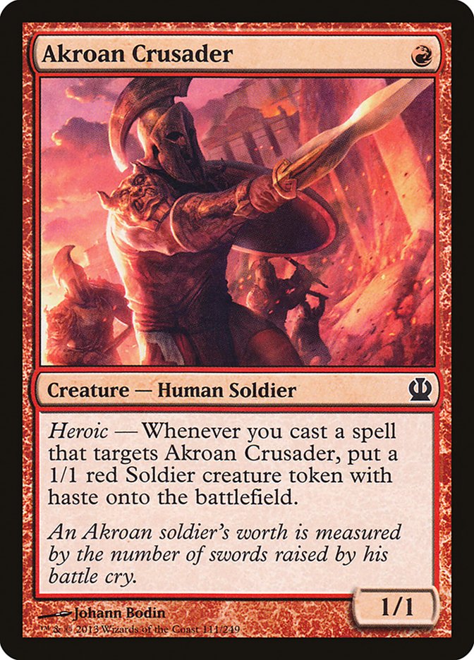 Akroan Crusader [Theros] | Game Grid - Logan
