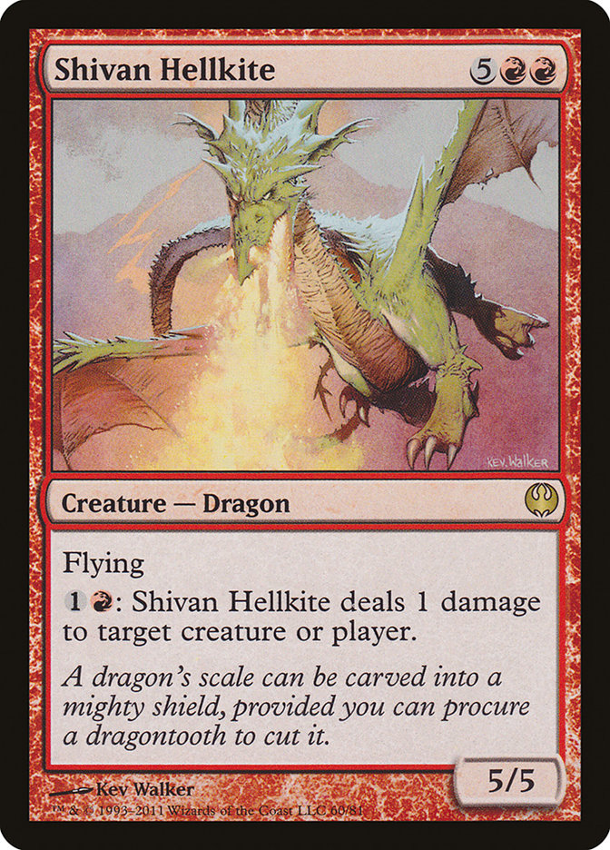 Shivan Hellkite [Duel Decks: Knights vs. Dragons] | Game Grid - Logan