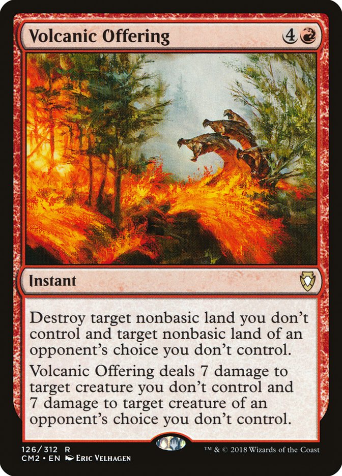 Volcanic Offering [Commander Anthology Volume II] | Game Grid - Logan