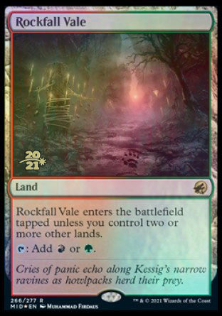 Rockfall Vale [Innistrad: Midnight Hunt Prerelease Promos] | Game Grid - Logan