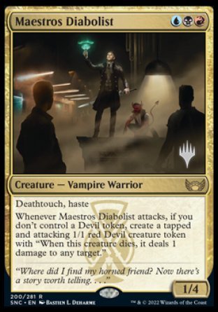 Maestros Diabolist (Promo Pack) [Streets of New Capenna Promos] | Game Grid - Logan