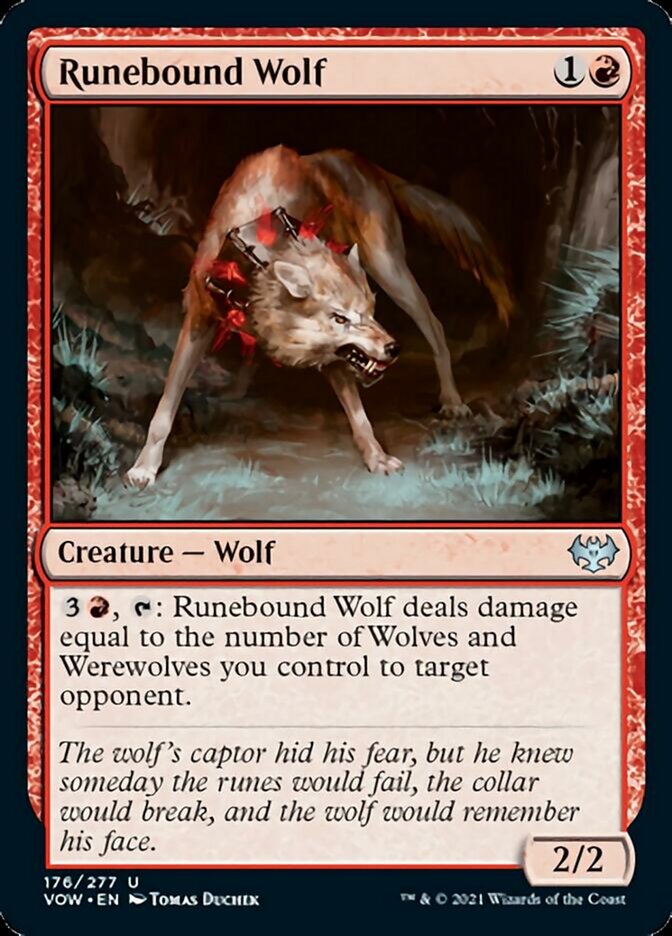 Runebound Wolf [Innistrad: Crimson Vow] | Game Grid - Logan