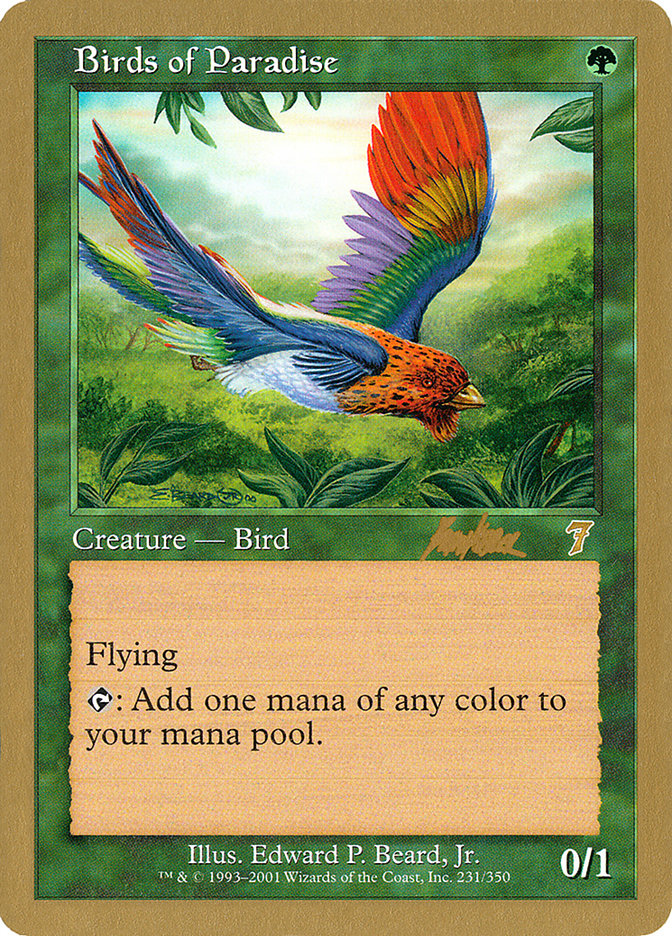 Birds of Paradise (Brian Kibler) [World Championship Decks 2002] | Game Grid - Logan