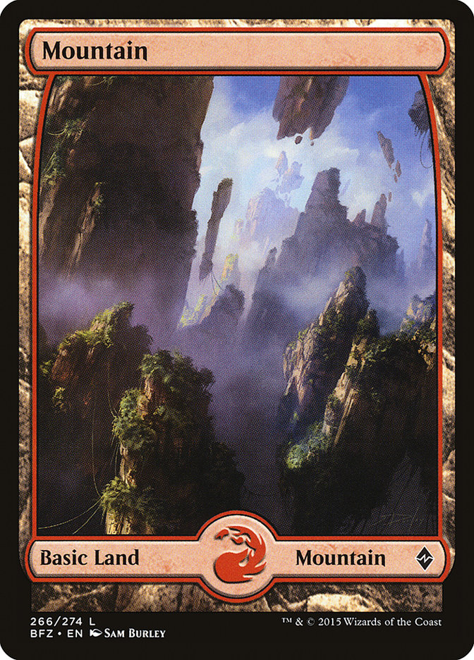 Mountain (266) [Battle for Zendikar] | Game Grid - Logan