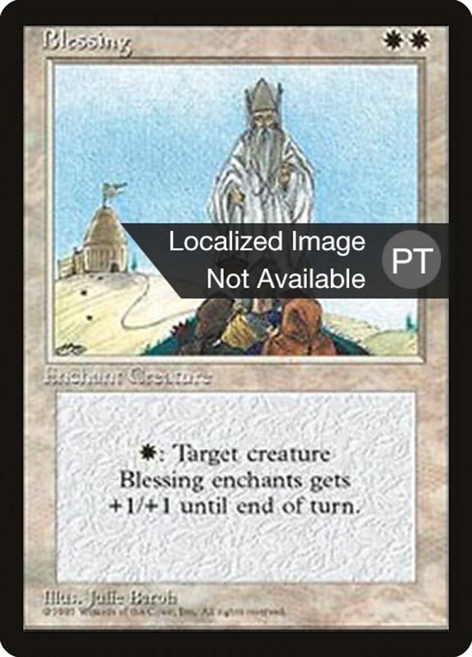 Blessing [Fourth Edition (Foreign Black Border)] | Game Grid - Logan