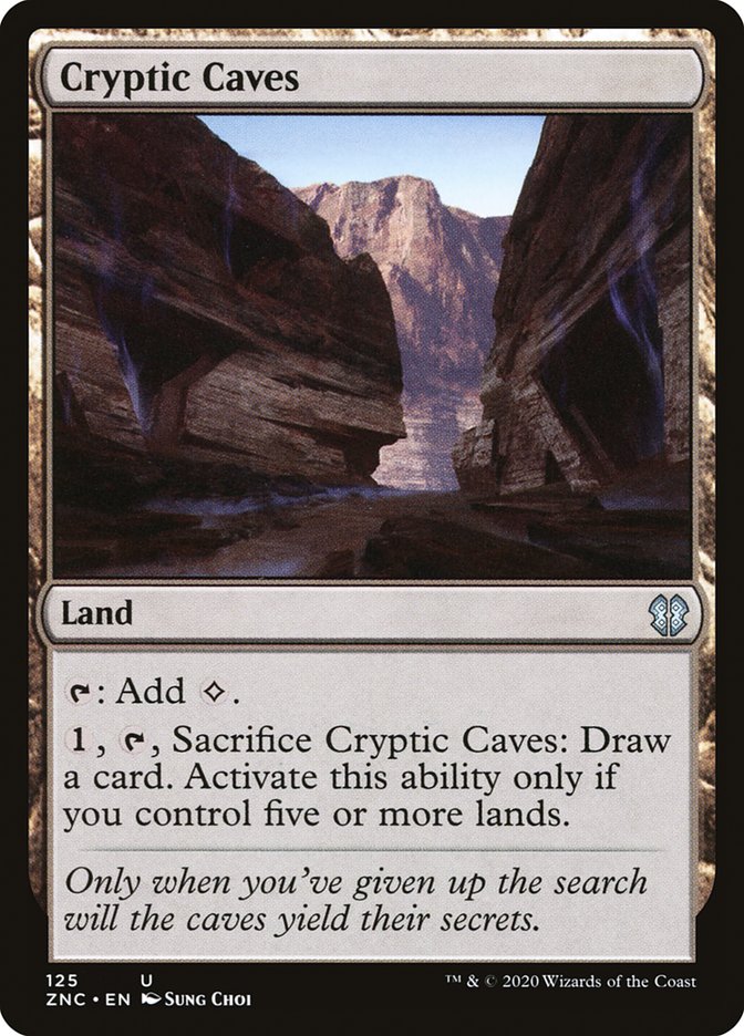 Cryptic Caves [Zendikar Rising Commander] | Game Grid - Logan