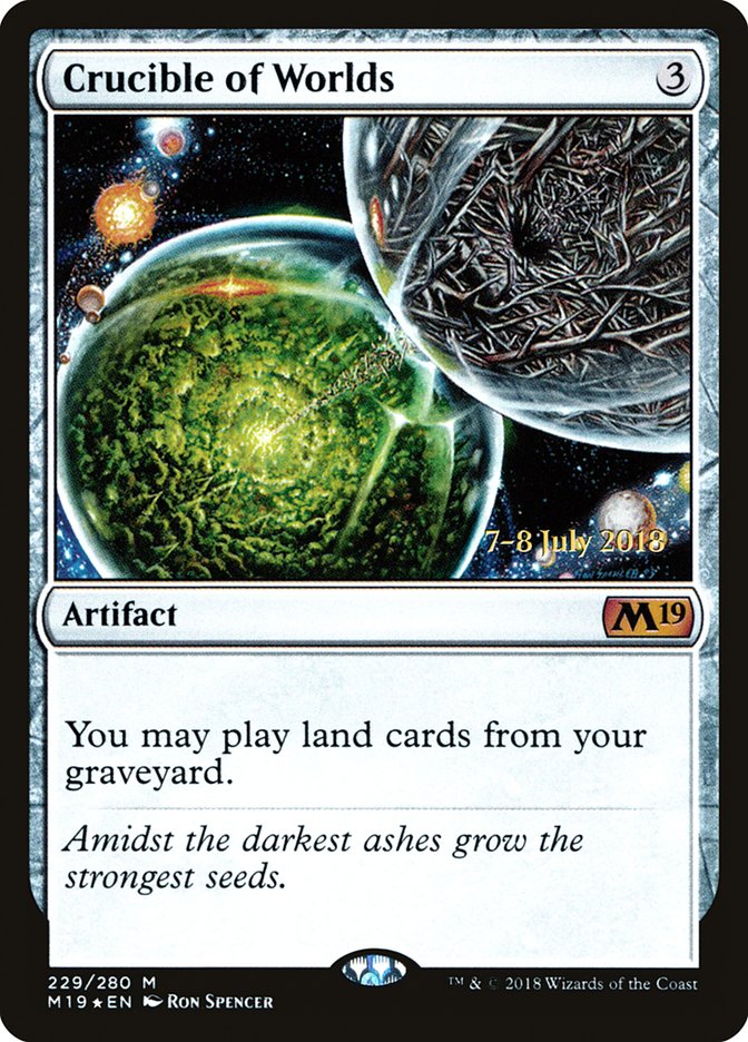 Crucible of Worlds [Core Set 2019 Prerelease Promos] | Game Grid - Logan