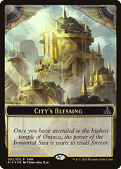 City's Blessing // Elemental Double-Sided Token [Friday Night Magic 2018] | Game Grid - Logan